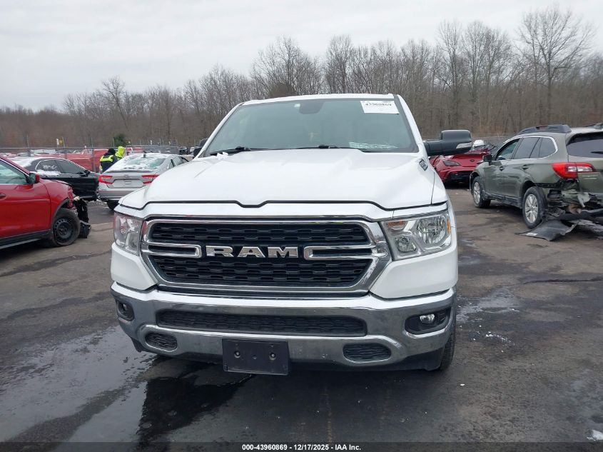 2022 Ram 1500 Big Horn 4X4 5'7 Box VIN: 1C6SRFFT8NN428354 Lot: 43960869