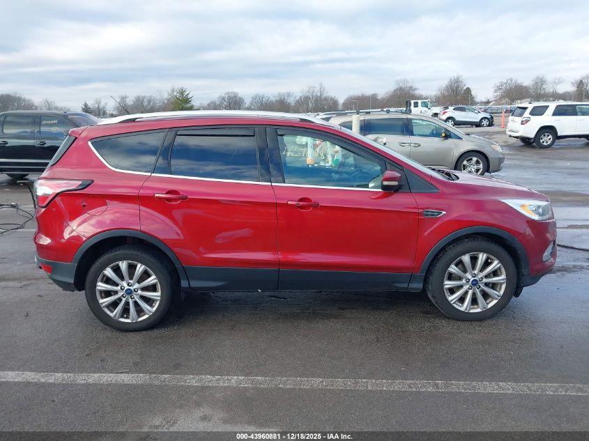 2017 Ford Escape Titanium VIN: 1FMCU0J94HUD37737 Lot: 43960881