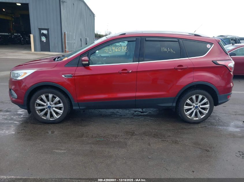 2017 Ford Escape Titanium VIN: 1FMCU0J94HUD37737 Lot: 43960881