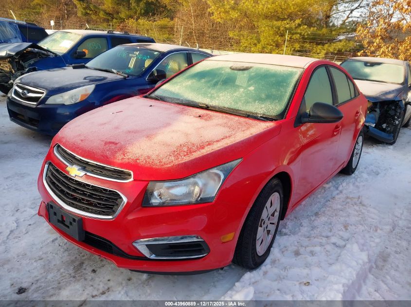 2015 Chevrolet Cruze Ls Auto VIN: 1G1PA5SH2F7293470 Lot: 43960889