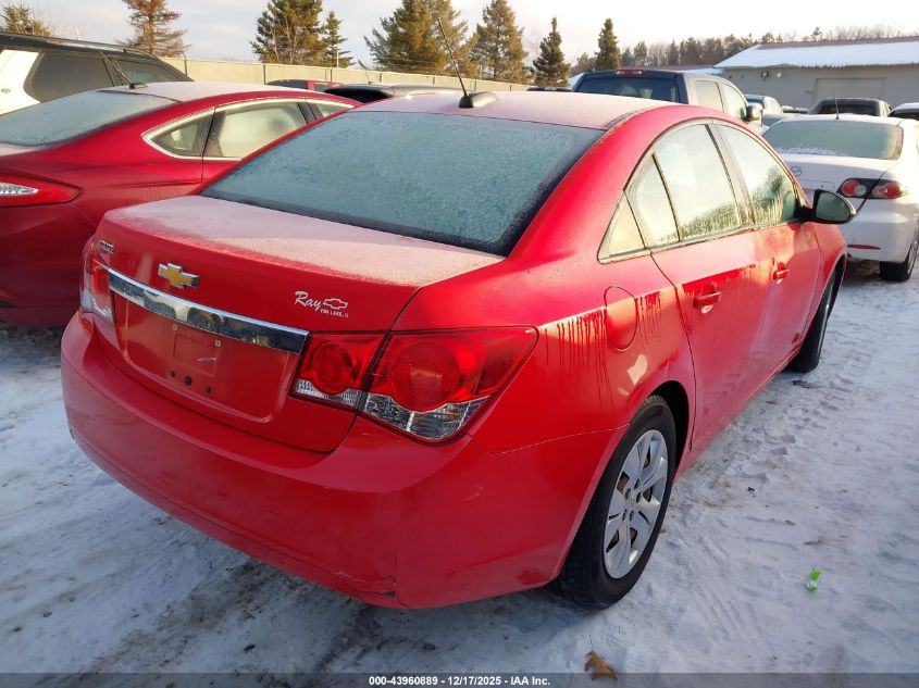 2015 Chevrolet Cruze Ls Auto VIN: 1G1PA5SH2F7293470 Lot: 43960889