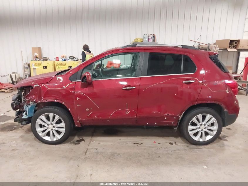 2018 Chevrolet Trax Premier VIN: 3GNCJRSB4JL158897 Lot: 43960920