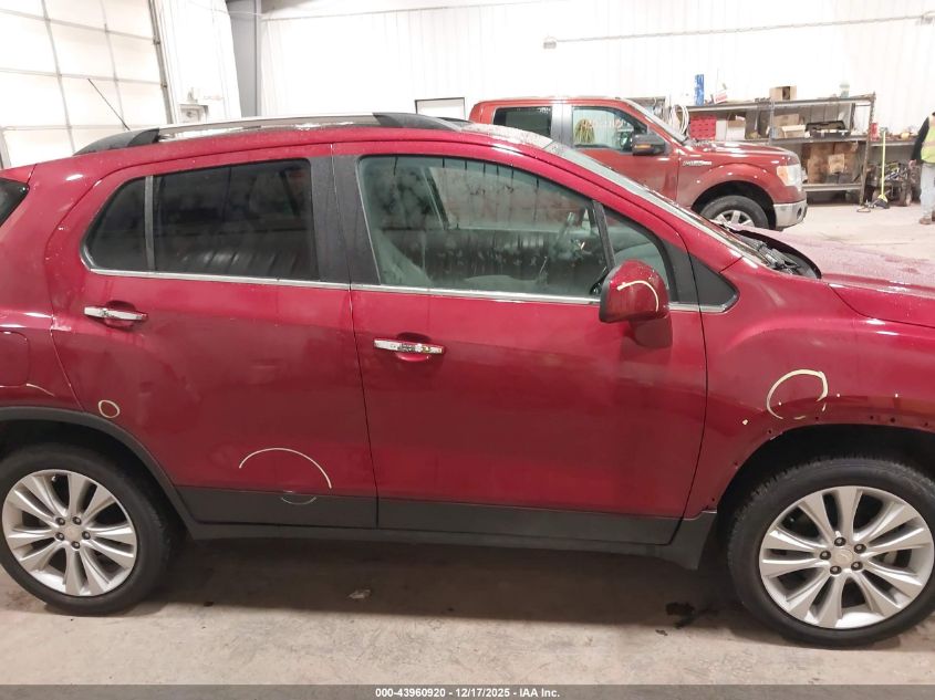 2018 Chevrolet Trax Premier VIN: 3GNCJRSB4JL158897 Lot: 43960920