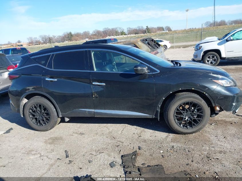 2022 Nissan Murano Sv Intelligent Awd VIN: 5N1AZ2BS2NC126284 Lot: 43960930