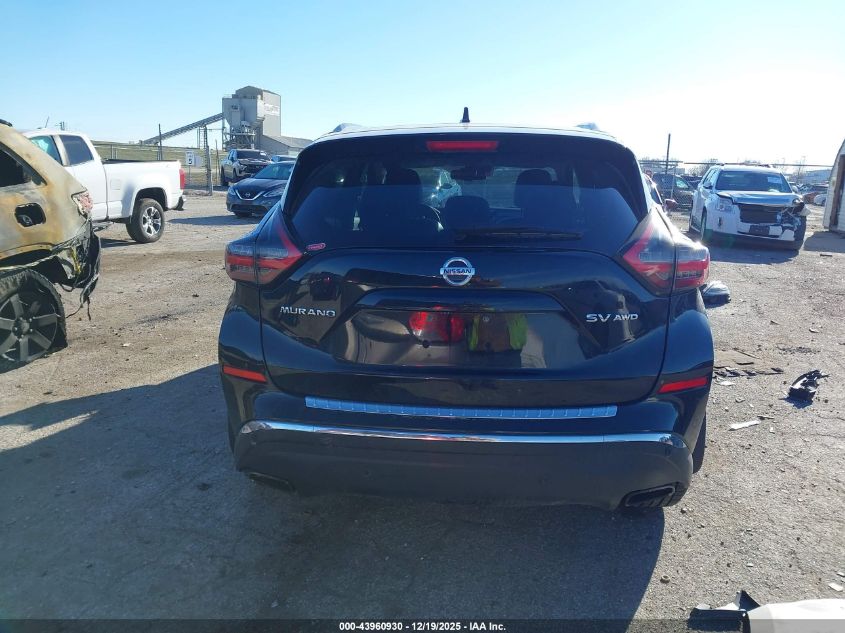 2022 Nissan Murano Sv Intelligent Awd VIN: 5N1AZ2BS2NC126284 Lot: 43960930
