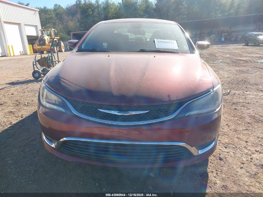 2015 Chrysler 200 Limited VIN: 1C3CCCAB4FN654215 Lot: 43960944