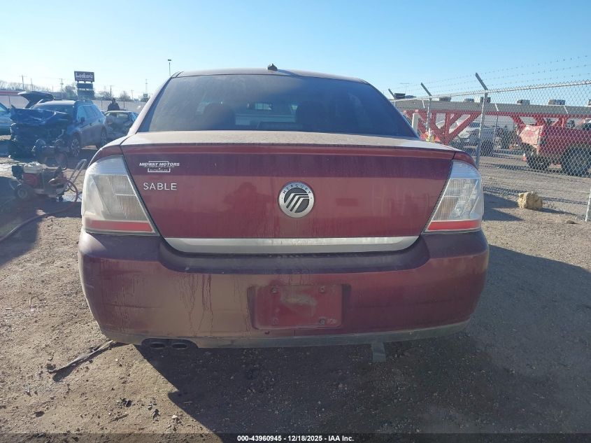 2008 Mercury Sable VIN: 1MEHM40W48G604736 Lot: 43960945