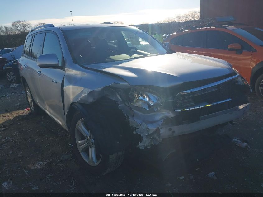 2008 Toyota Highlander Limited VIN: JTEES42A582070537 Lot: 43960949