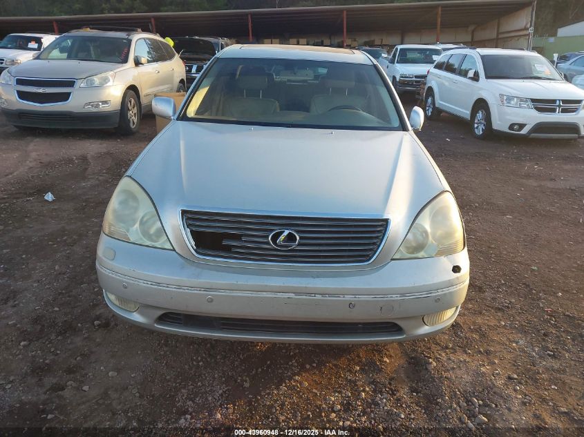 2001 Lexus Ls 430 VIN: JTHBN30F210021111 Lot: 43960948