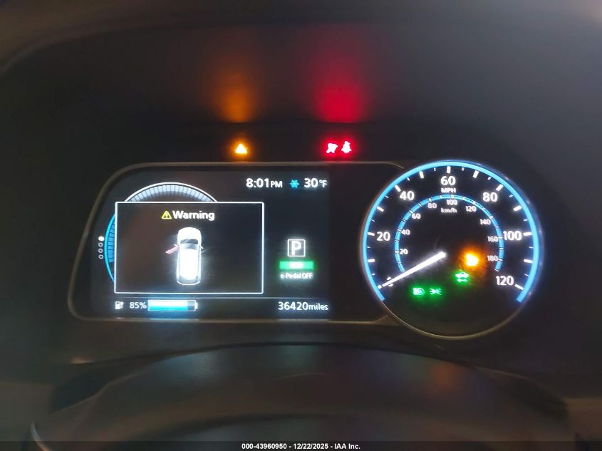 2020 Nissan Leaf Sv 40 Kwh VIN: 1N4AZ1CP8LC308485 Lot: 43960950