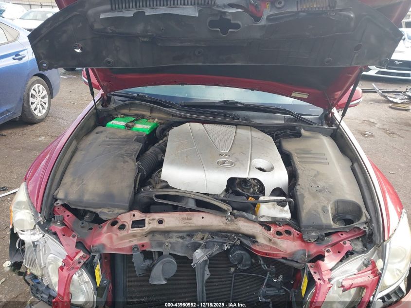 2008 Lexus Gs 350 VIN: JTHBE96S180035230 Lot: 43960952