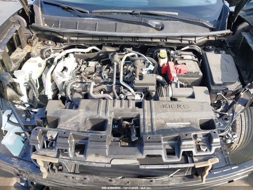 2025 Nissan Kicks S Fwd VIN: 3N8AP6BA9SL366302 Lot: 43960955