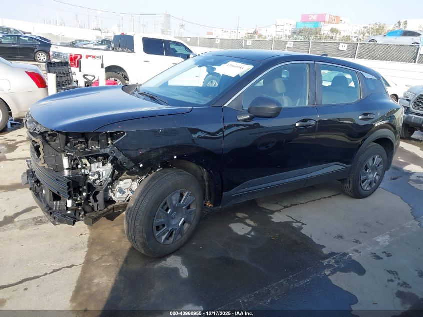 2025 Nissan Kicks S Fwd VIN: 3N8AP6BA9SL366302 Lot: 43960955