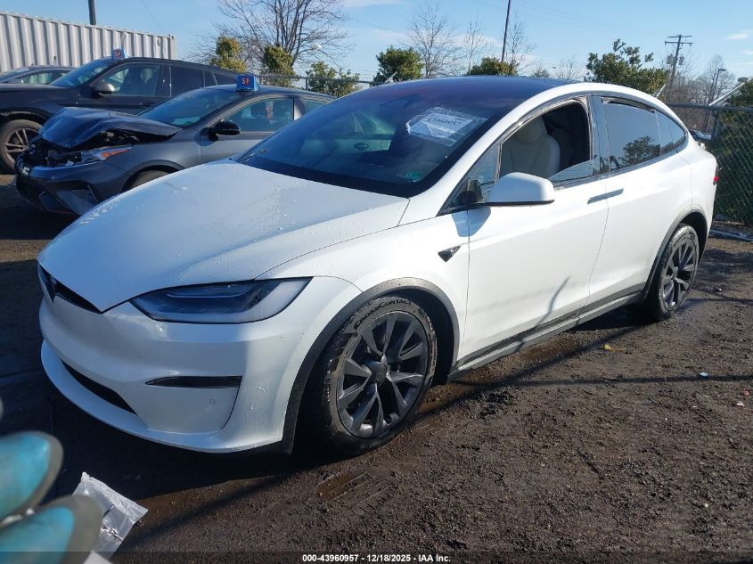 2023 Tesla Model X Dual Motor All-Wheel Drive/Standard Range VIN: 7SAXCDE52PF370365 Lot: 43960957