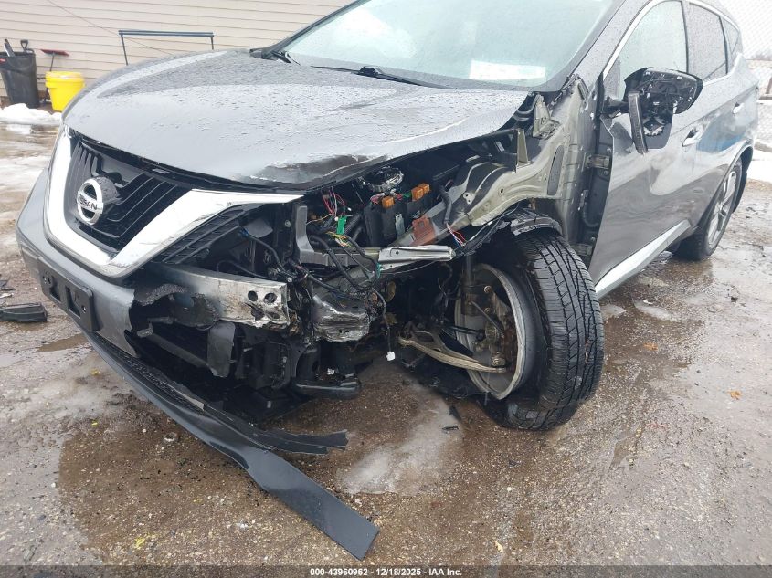 2018 Nissan Murano Platinum/S/Sl/Sv VIN: 5N1AZ2MG9JN124085 Lot: 43960962