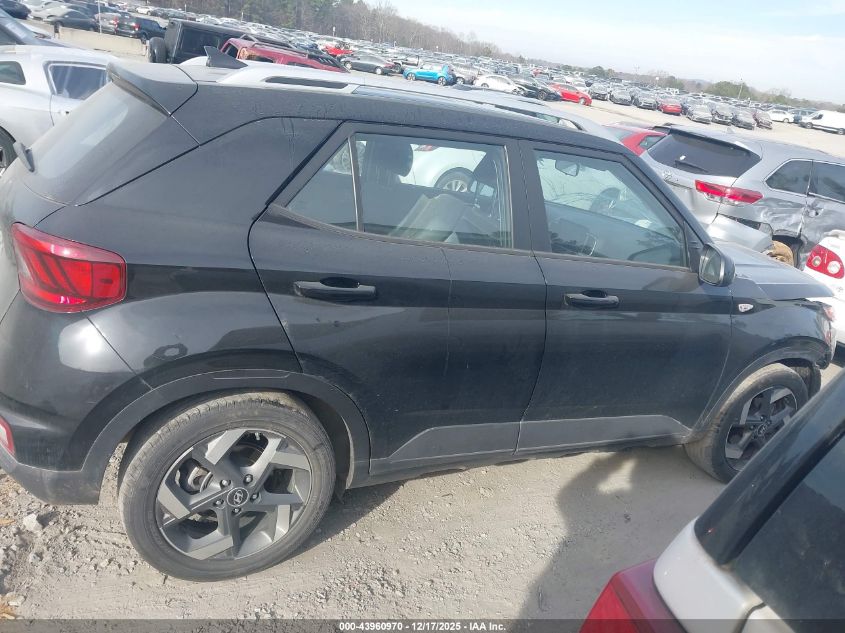 2022 Hyundai Venue Sel VIN: KMHRC8A3XNU199916 Lot: 43960970