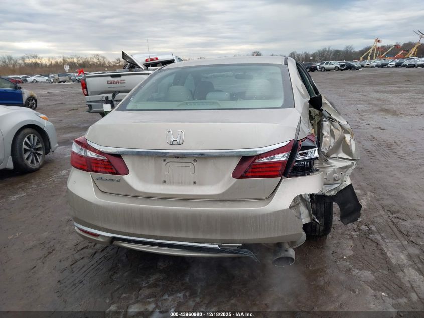 2017 Honda Accord Lx VIN: 1HGCR2F31HA305904 Lot: 43960980