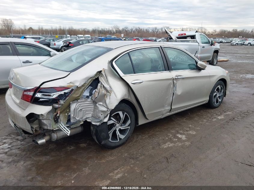 2017 Honda Accord Lx VIN: 1HGCR2F31HA305904 Lot: 43960980