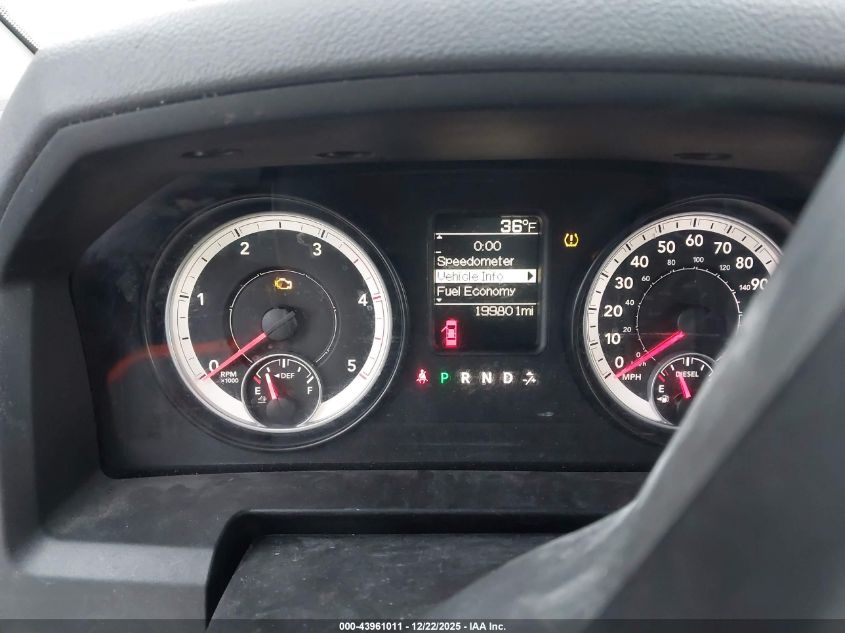 2013 Ram 2500 Tradesman VIN: 3C6LR4AL8DG570064 Lot: 43961011