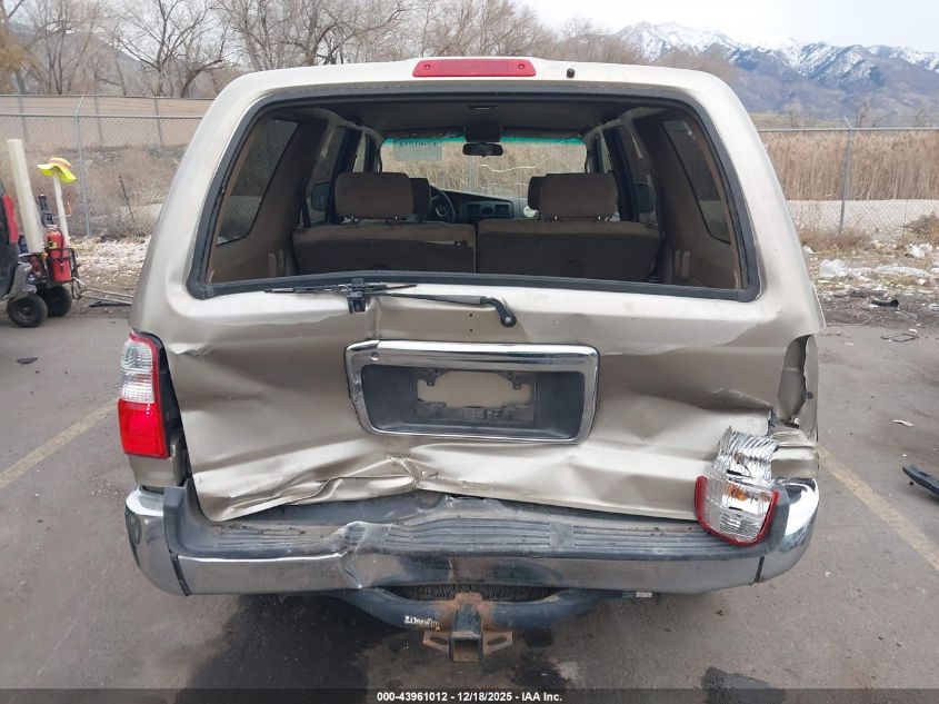 2002 Toyota 4Runner Sr5 V6 VIN: JT3GN86R820255104 Lot: 43961012