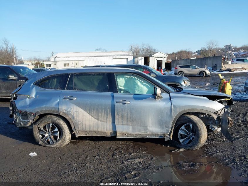 2022 Toyota Highlander Xle VIN: 5TDGZRBHXNS245520 Lot: 43961014