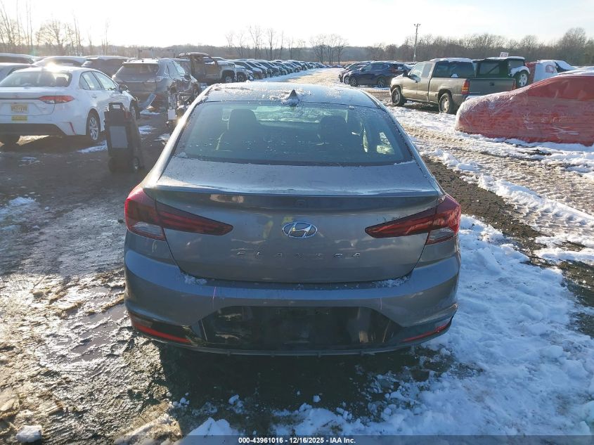 2019 Hyundai Elantra Sel VIN: 5NPD84LF1KH465376 Lot: 43961016