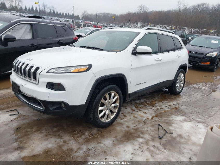 2016 Jeep Cherokee Limited VIN: 1C4PJMDB1GW194608 Lot: 43961024