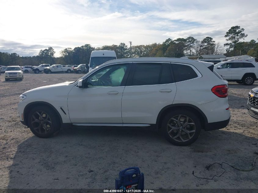 2021 BMW X3 Sdrive30I VIN: 5UXTY3C05M9E86875 Lot: 43961037