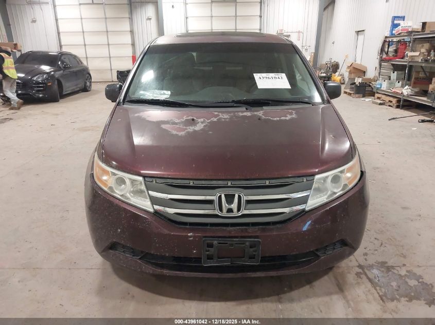 2012 Honda Odyssey Ex-L VIN: 5FNRL5H67CB055622 Lot: 43961042