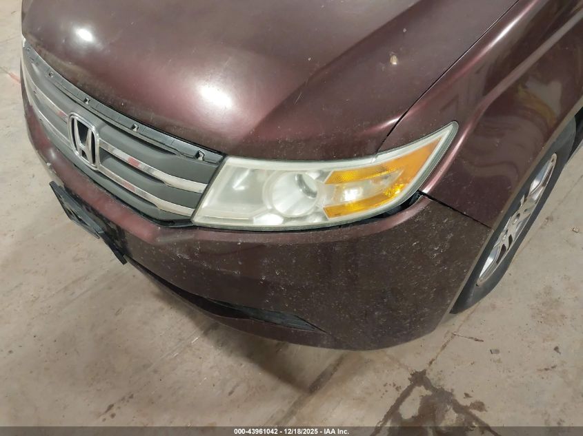 2012 Honda Odyssey Ex-L VIN: 5FNRL5H67CB055622 Lot: 43961042