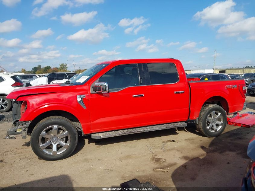 2021 Ford F-150 Lariat VIN: 1FTFW1E53MKD15727 Lot: 43961051