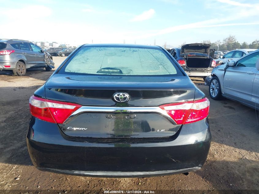 2016 Toyota Camry Le VIN: 4T4BF1FKXGR550543 Lot: 43961076