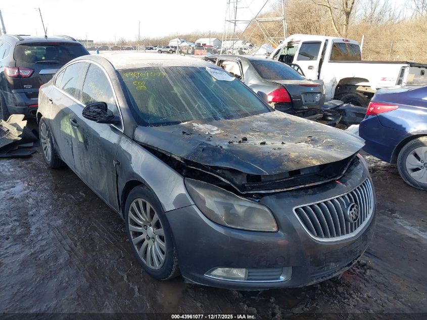 2011 Buick Regal Cxl Turbo Russelsheim VIN: W04GY5GV6B1096844 Lot: 43961077