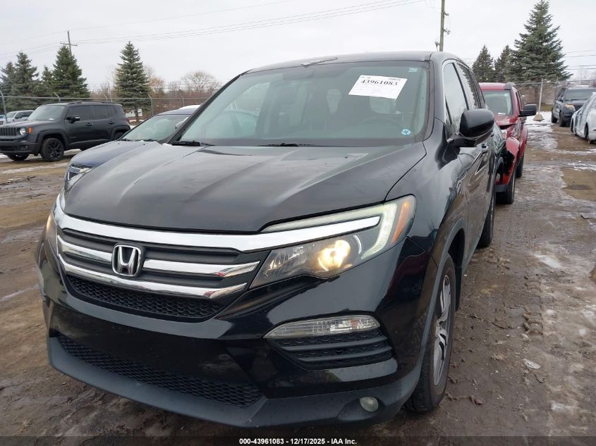 2016 Honda Pilot Ex VIN: 5FNYF6H38GB040082 Lot: 43961083