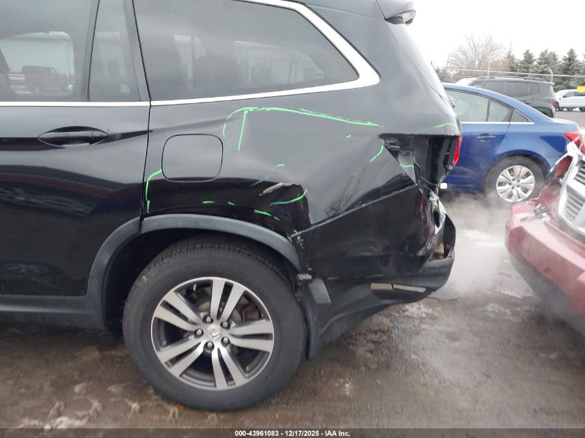 2016 Honda Pilot Ex VIN: 5FNYF6H38GB040082 Lot: 43961083
