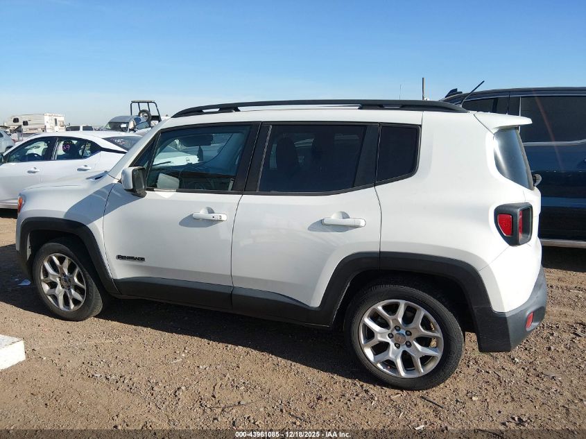 2016 Jeep Renegade Latitude VIN: ZACCJABT4GPD37234 Lot: 43961085