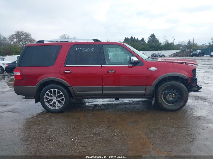 2015 Ford Expedition King Ranch VIN: 1FMJU1JT5FEF38076 Lot: 43961086