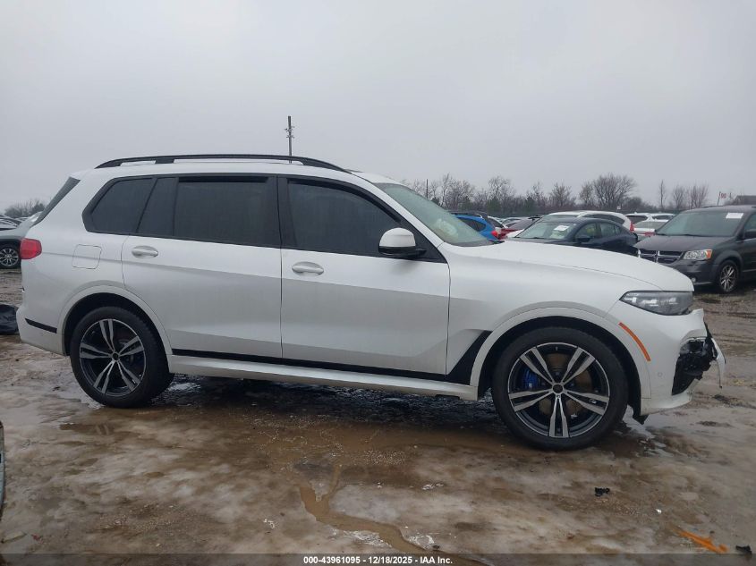 2022 BMW X7 xDrive40I VIN: 5UXCW2C05N9K70104 Lot: 43961095