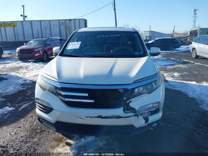 2016 Honda Pilot Ex-L VIN: 5FNYF6H73GB078516 Lot: 43961101