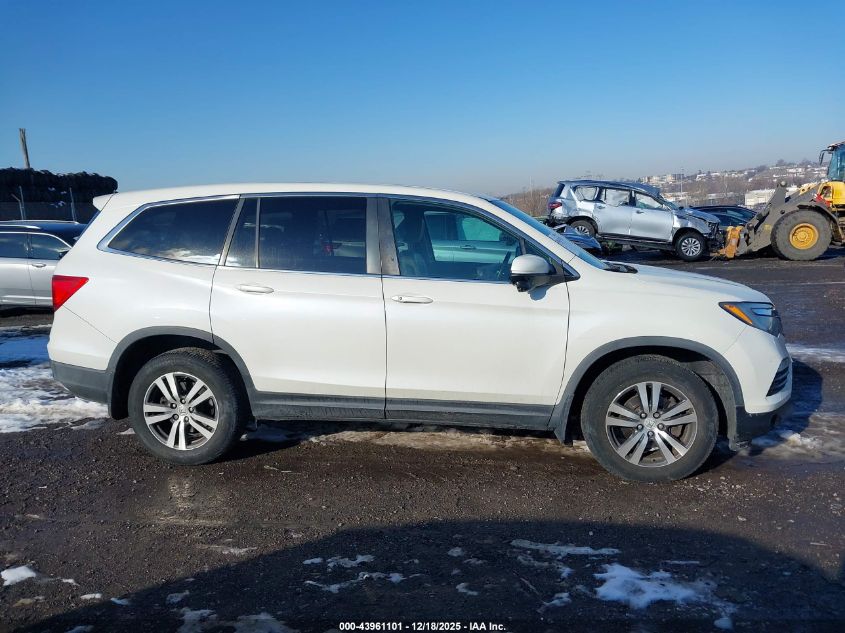 2016 Honda Pilot Ex-L VIN: 5FNYF6H73GB078516 Lot: 43961101