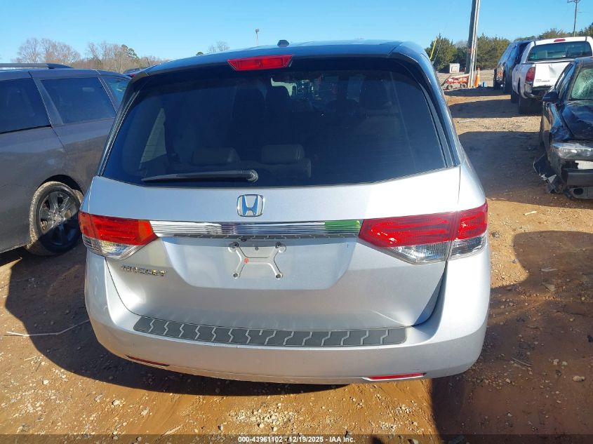 2014 Honda Odyssey Ex-L VIN: 5FNRL5H69EB040879 Lot: 43961102