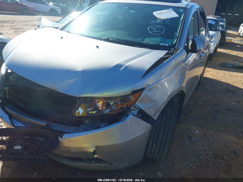 2014 Honda Odyssey Ex-L VIN: 5FNRL5H69EB040879 Lot: 43961102