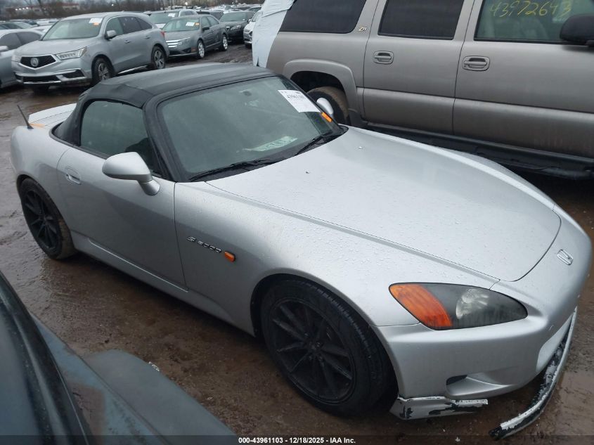 2002 Honda S2000 VIN: JHMAP11422T003618 Lot: 43961103
