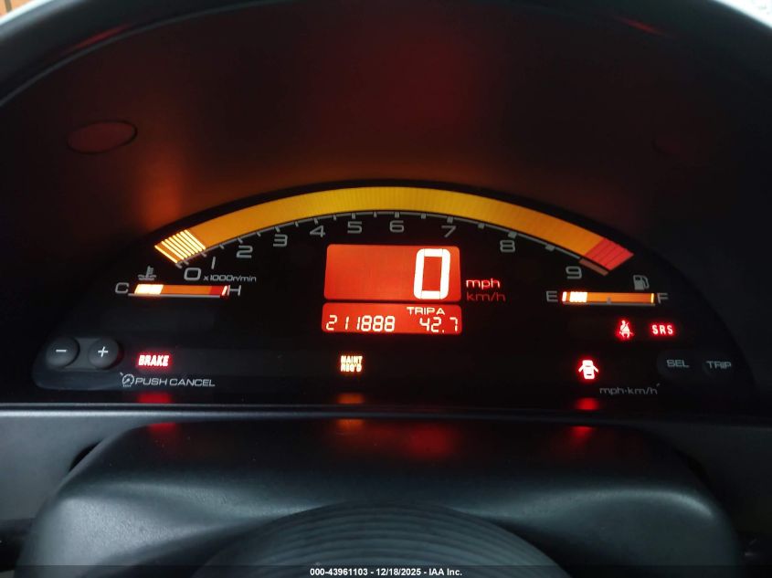 2002 Honda S2000 VIN: JHMAP11422T003618 Lot: 43961103