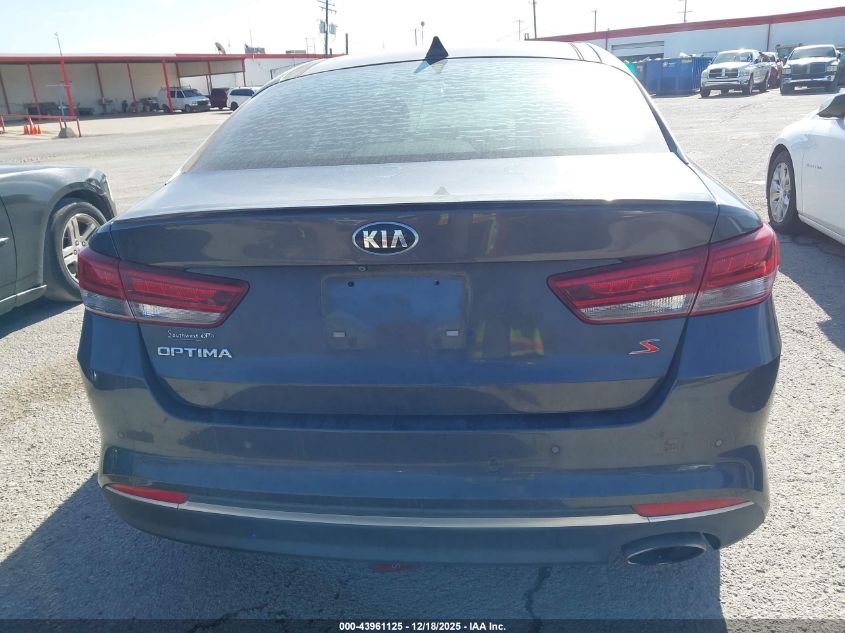 2018 Kia Optima S VIN: 5XXGT4L38JG241923 Lot: 43961125