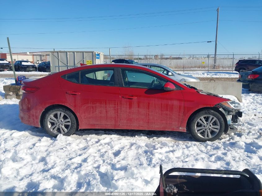 2017 Hyundai Elantra Se VIN: KMHD84LF0HU068655 Lot: 43961126