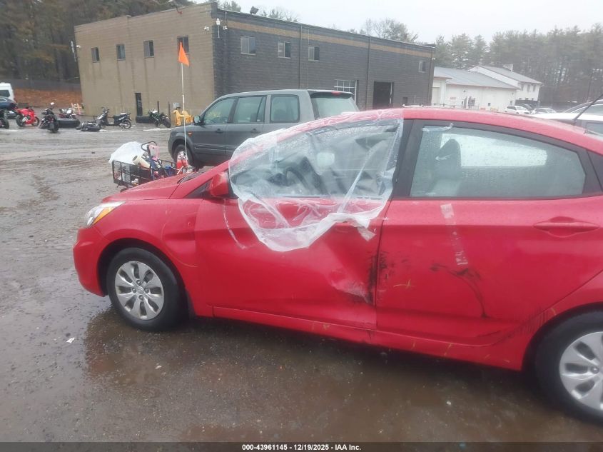 2016 Hyundai Accent Se VIN: KMHCT4AEXGU139914 Lot: 43961145