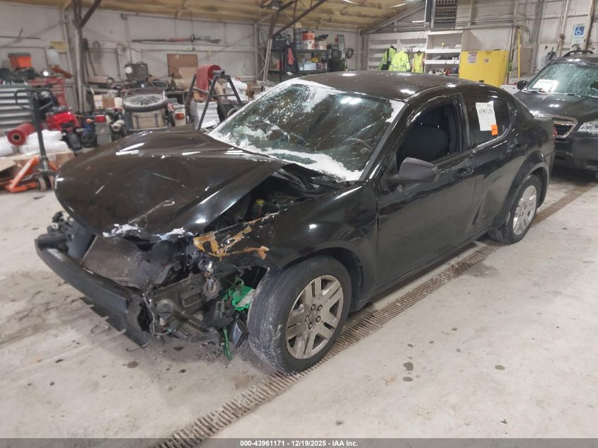 2012 Dodge Avenger Se VIN: 1C3CDZAB7CN221404 Lot: 43961171