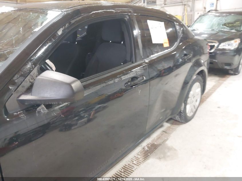 2012 Dodge Avenger Se VIN: 1C3CDZAB7CN221404 Lot: 43961171