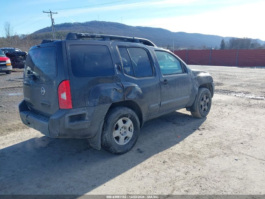 2005 Nissan Xterra S VIN: 5N1AN08W65C611196 Lot: 43961182